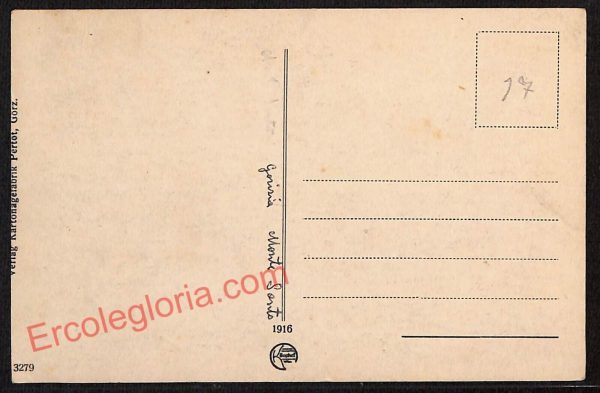 ag1727 - CARTOLINA D'EPOCA - Gorizia Città - Monte Santo - immagine 2
