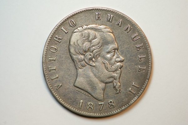 NA0003 - Moneta 5 Lire 1878 Vittorio Emanuele II BB