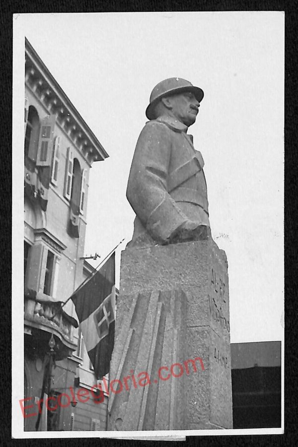 ag1733 - CARTOLINA D'EPOCA - Gorizia Città - Il busto di S. M. il Re imperatore
