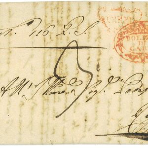 P3185 -ITALIA ,  LETTERA DA CARPI (MO) A REGGIOLO, 1827,