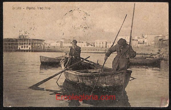 ae0816 - CARTOLINA  D'EPOCA - Bari Città - Porto Vecchio