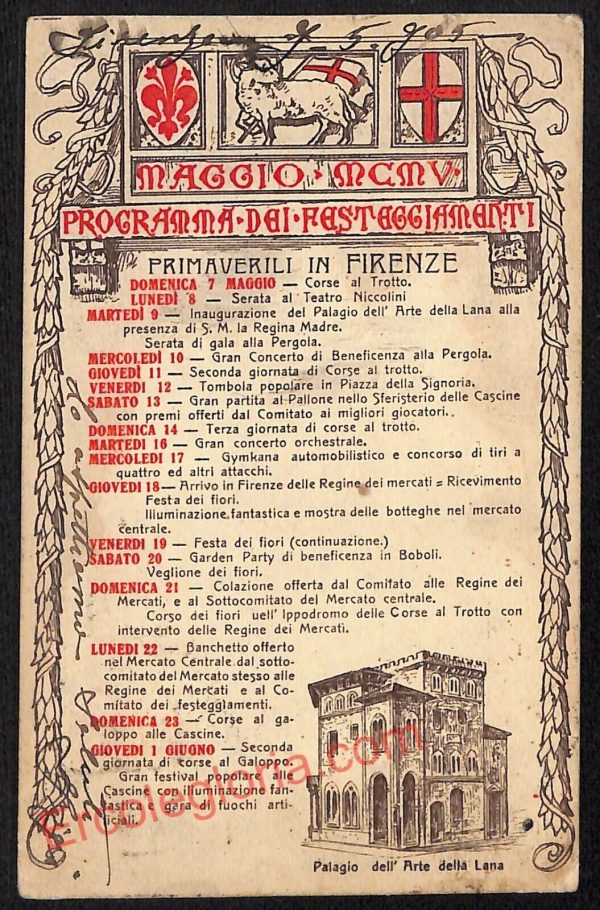 ae7317 - CARTOLINA D'EPOCA - Firenze Città