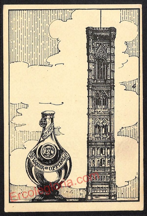ae7318 - CARTOLINA D'EPOCA - Firenze Città - Liquore ''Giotto''