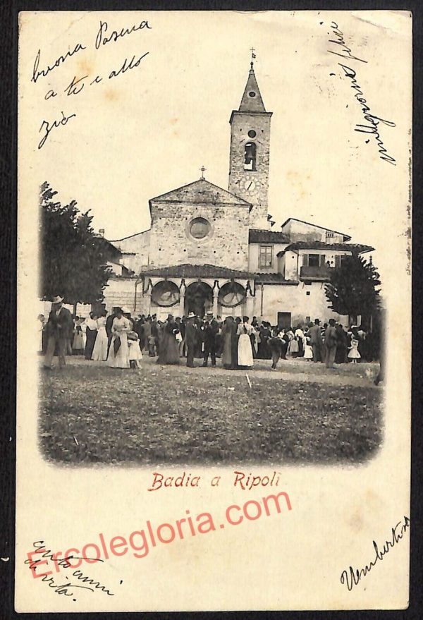 ae7319 - CARTOLINA D'EPOCA - Firenze Città - Badia a Ripoli  1914