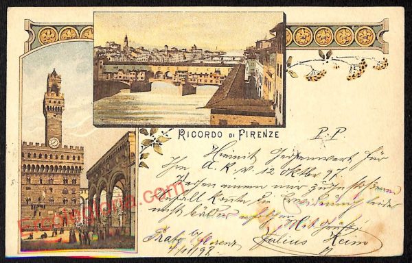 ae7323 - CARTOLINA D'EPOCA - Firenze Città - Panorama