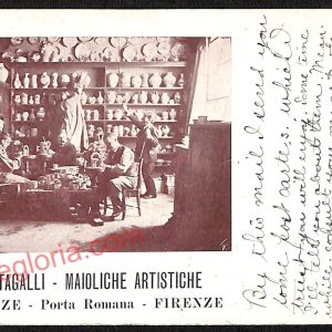 ae7328 - CARTOLINA D'EPOCA - Firenze Città - Cantagalli - Maioliche Artistiche