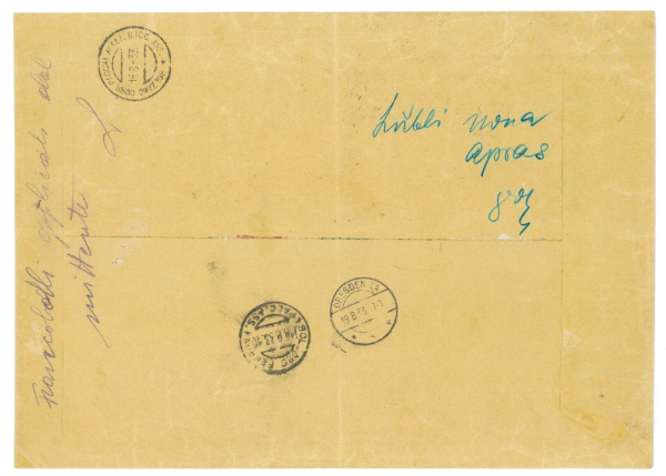 P 1149 - ITALIA REGNO   1933 DECENNALE MARCIA SU ROMA SERIE COMPLETA SU BUSTONE - immagine 2