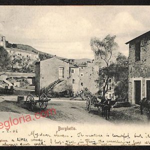 ag4621 - CARTOLINA D'EPOCA - Imperia Provincia - Borghetto   1906