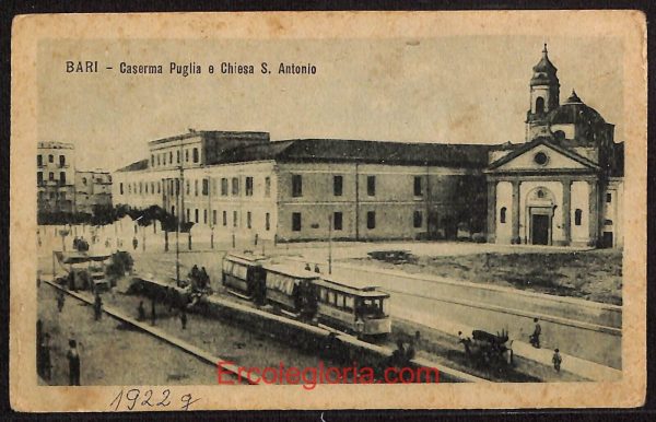 ae0826 - CARTOLINA  D'EPOCA - Bari Città - Chiesa S. Antonio