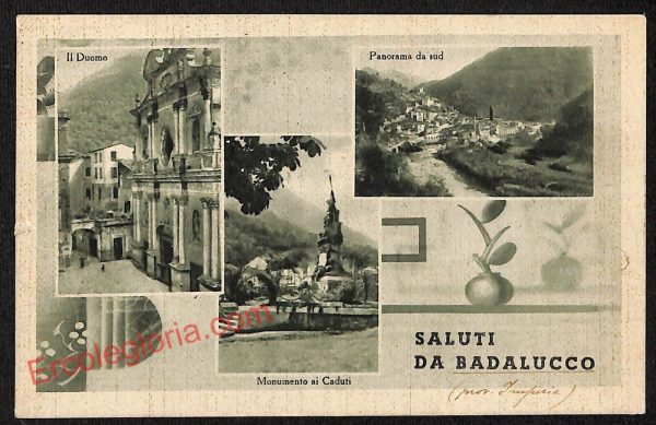ag4627 - CARTOLINA D'EPOCA - Imperia Provincia - Badalucco