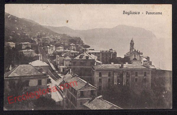 ag1180 - CARTOLINA D'EPOCA - Genova Provincia - Bogliasco  1920