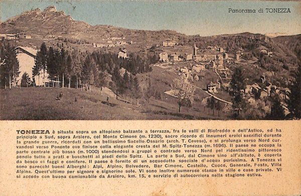 ab4179 -  CARTOLINA  D'EPOCA - Vicenza  Provincia  -  Tonezza