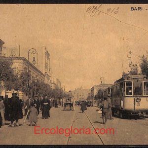 ae0829 - CARTOLINA  D'EPOCA - Bari Città - Corso Cavour  1913