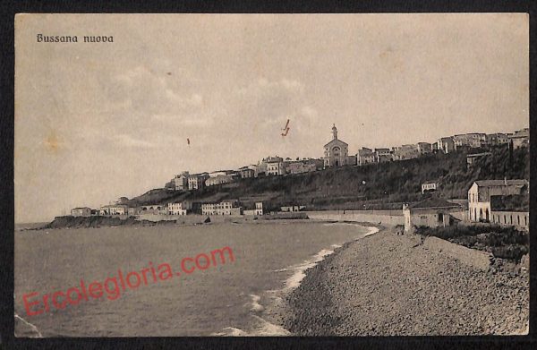 ag1181 - CARTOLINA D'EPOCA - Genova Provincia - Bussana nuova  1929