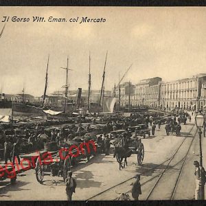 ag8528 - CARTOLINA D'EPOCA - Messina Città - Il Corso Vittorio Emanuele