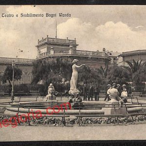 ai4960 - CARTOLINA D'EPOCA - Savona Città - Teatro e Stabilimento Bagni Wanda