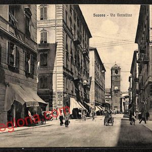 ai4961 - CARTOLINA D'EPOCA - Savona Città - Via Verzellino