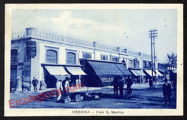 ag8648 - CARTOLINA D'EPOCA - Messina Città - Viale San Martino