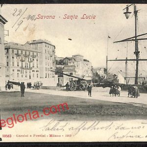 ai4964 - CARTOLINA D'EPOCA - Savona Città - Santa Lucia