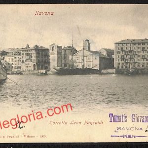 ai4968 - CARTOLINA D'EPOCA - Savona Città - Torretta Leon Pancaldi