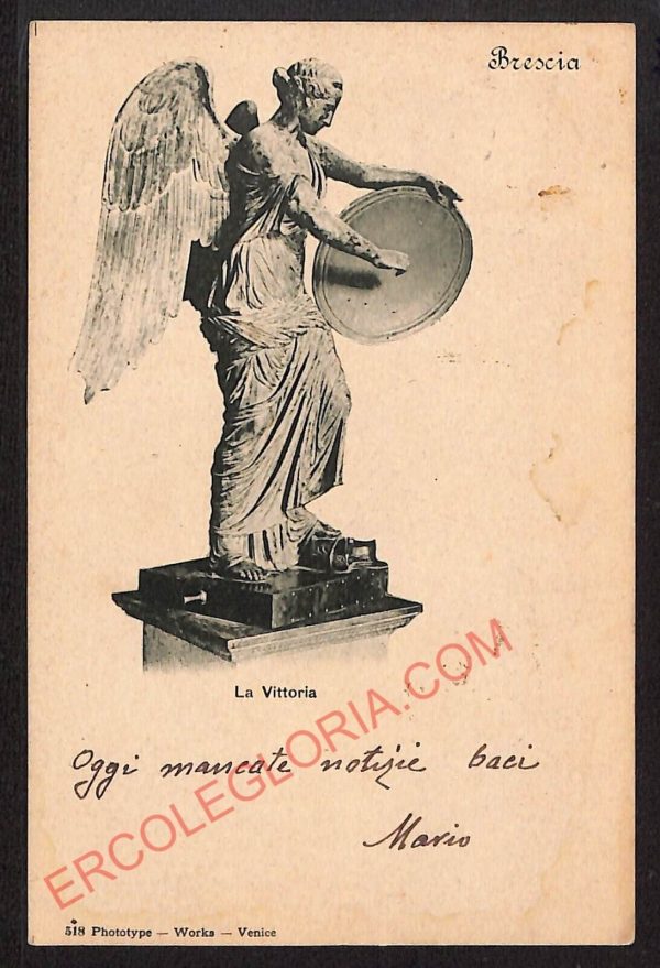 ae4133 - CARTOLINA  D'EPOCA - Brescia Città - Monumento La Vittoria