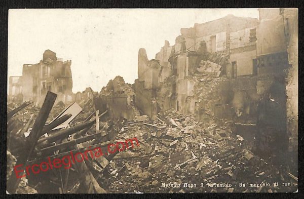 ag8653 - CARTOLINA D'EPOCA - Messina Città - Messina dopo il terremoto