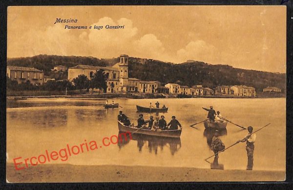 ag8656 - CARTOLINA D'EPOCA - Messina Città - Lago Ganzirri