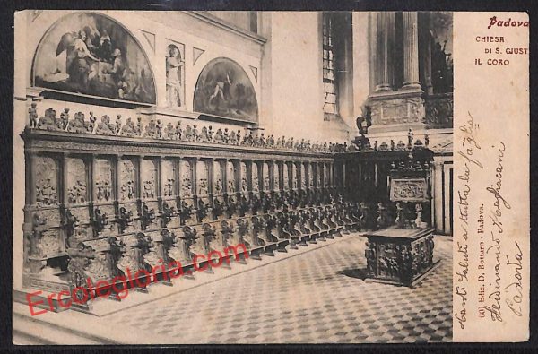 ah4216 - CARTOLINA D'EPOCA - Padova Città - Chiesa