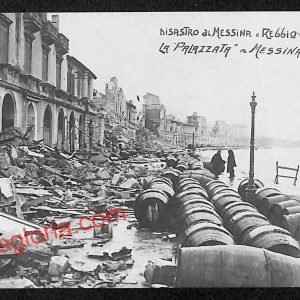 ag8663 - CARTOLINA D'EPOCA - Messina Città - Disastro ai Messina