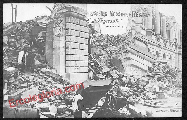ag8664 - CARTOLINA D'EPOCA - Messina Città - Disastro Messina
