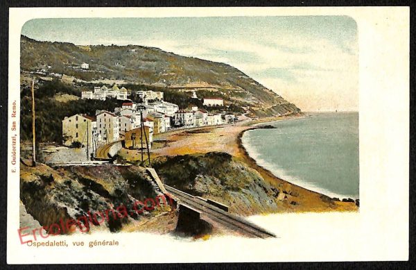 ag4744 - CARTOLINA D'EPOCA - Imperia Provincia - Ospedaletti