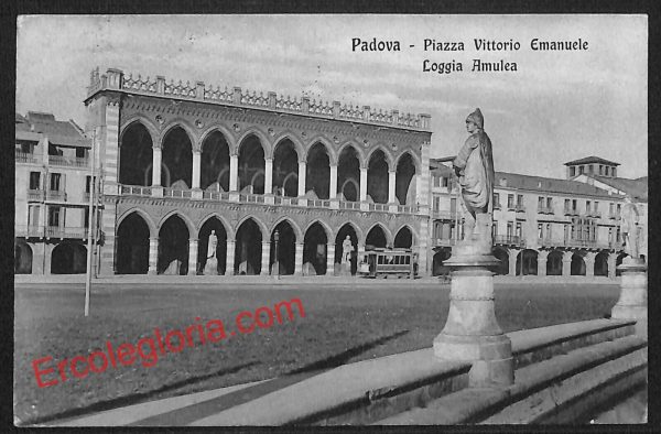 ah4221 - CARTOLINA D'EPOCA - Padova Città - Piazza Vittorio Emanuele