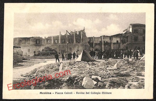 ag8670 - CARTOLINA D'EPOCA - Messina Città - Piazza Cairoli