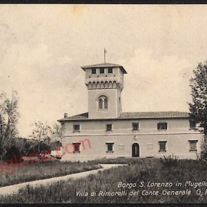 ae7456 - CARTOLINA D'EPOCA - Firenze Provincia - Borgo S. Lorenzo