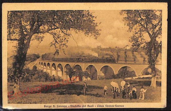ae7458 - CARTOLINA D'EPOCA - Firenze Provincia - Borgo S. Lorenzo