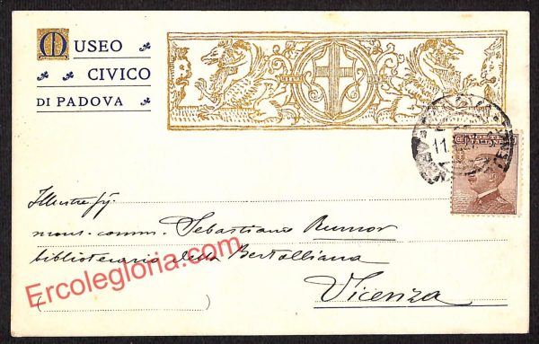 ah4235 - CARTOLINA D'EPOCA - Padova Città - Museo Civico di Padova