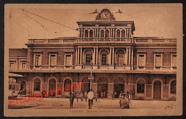 ah4236 - CARTOLINA D'EPOCA - Padova Città - Stazione ferroviario