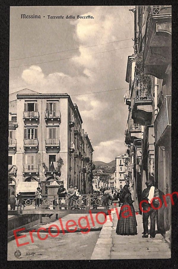 ag8674 - CARTOLINA D'EPOCA - Messina Città - Torrente della Boccetta