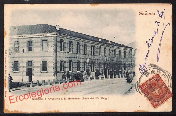ah4242 - CARTOLINA D'EPOCA - Padova Città - Quartiere d' Artiglieria