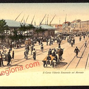 ag8683 - CARTOLINA D'EPOCA - Messina Città - Corso Vittorio Emanuele