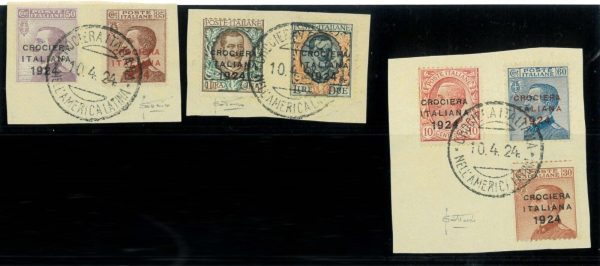 P3878 - ITALIA REGNO. SASSO. 162/8 CROCIERA ITALIANA, USATA SU FRAMMENTO,