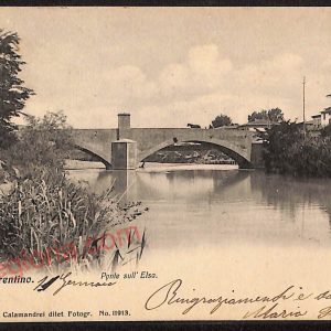 ae7482 - CARTOLINA D'EPOCA - Firenze Provincia - Castelfiorentino  1906