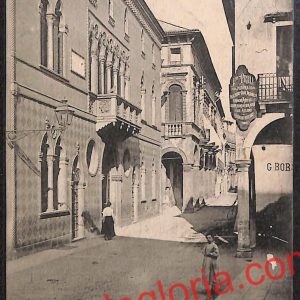 ah4252 - CARTOLINA D'EPOCA - Padova Città - Palazzo Romanin - Jacur