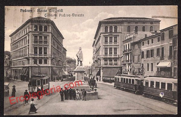 ah4254 - CARTOLINA D'EPOCA - Padova Città - Piazza Garibaldi