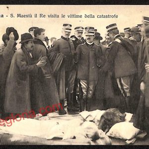 ag8697 - CARTOLINA D'EPOCA - Messina Città - S. Maestà il Re