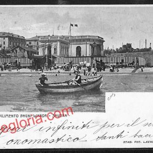 ai4986 - CARTOLINA D'EPOCA - Savona Città - Stabilimento Bagni Wanda