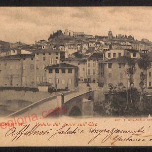 ae7491 - CARTOLINA D'EPOCA - Firenze Provincia - Castelfiorentino 1906