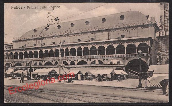 ah4259 - CARTOLINA D'EPOCA - Padova Città - Palazzo della Ragione