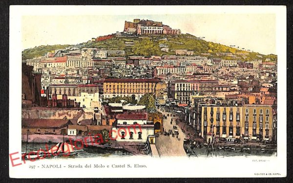 ag9680 - CARTOLINE D'EPOCA - Napoli Città - Caste San Elmo