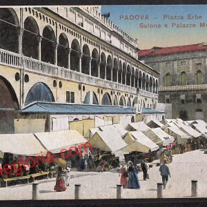 ah4263 - CARTOLINA D'EPOCA - Padova Città - Piazza Erbe